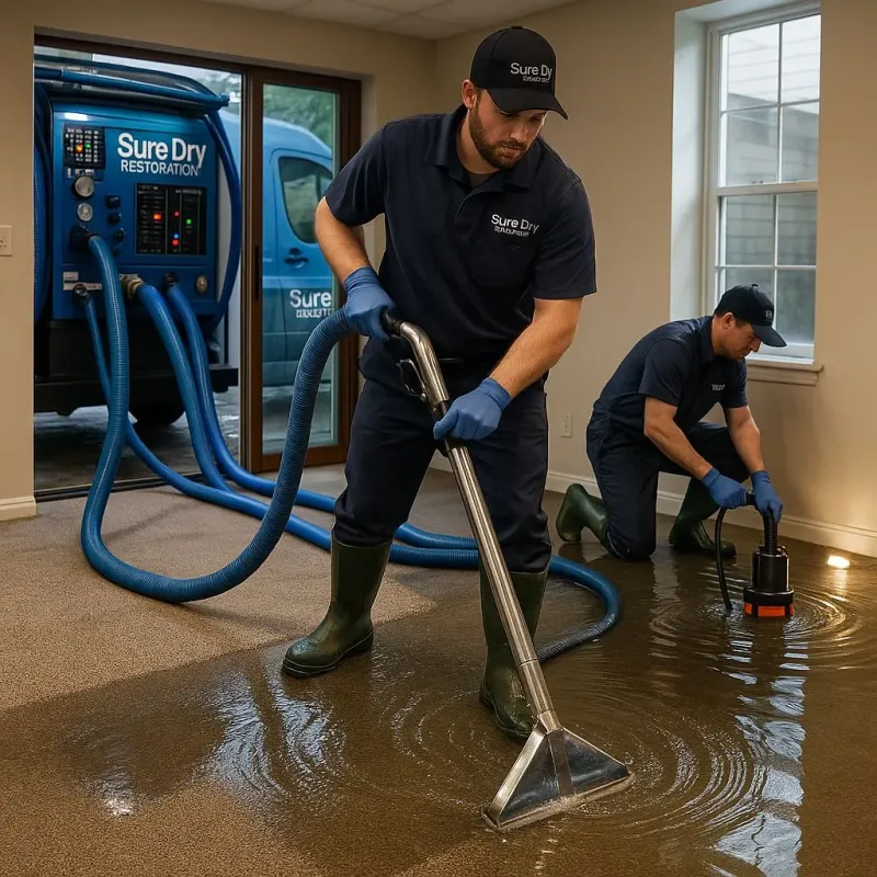 Water Extraction and Removal process in Red Bank, TN